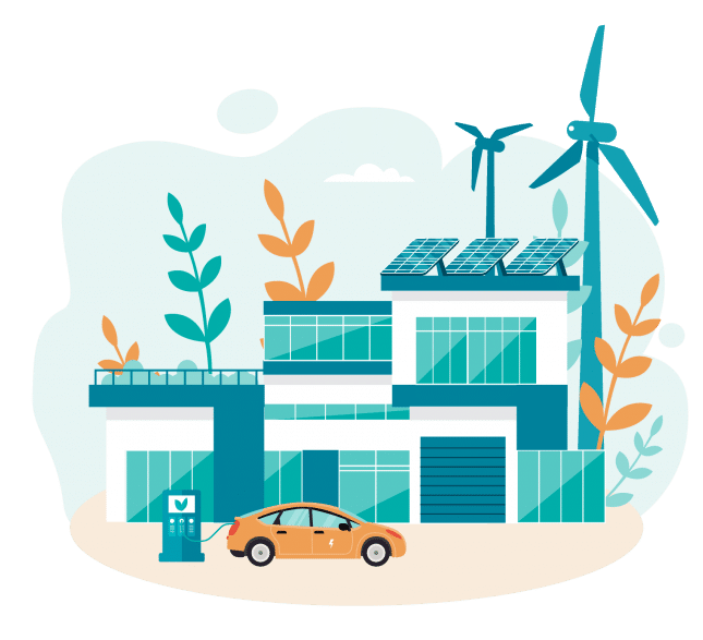 Instalación de punto de recarga en garaje privado Landing page serenovables