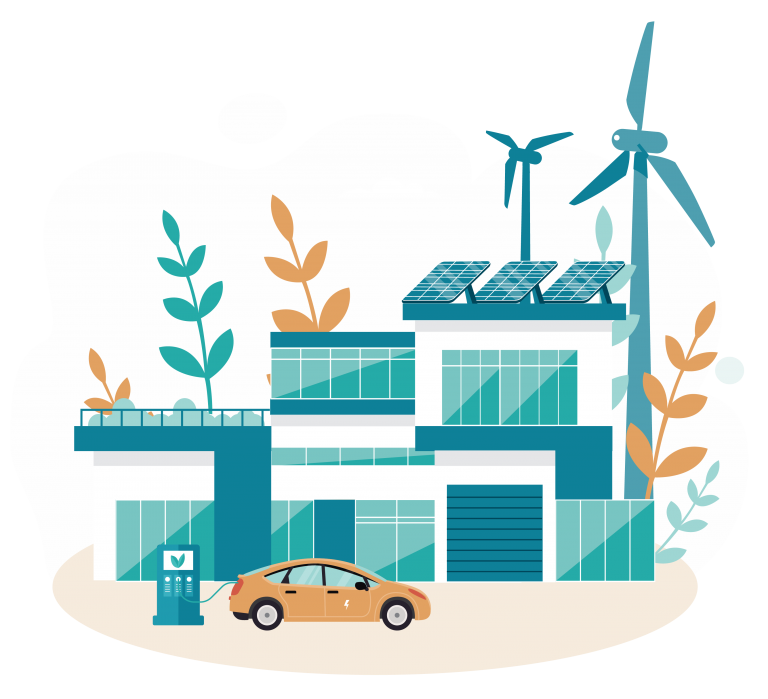 Instalación de punto de recarga en garaje privado Landing page serenovables